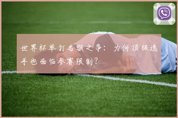 世界杯单打名额之争：为何顶级选手也面临参赛限制？