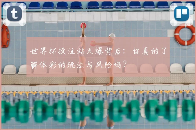 世界杯投注站火爆背后:你真的了解体彩的玩法与风险吗?